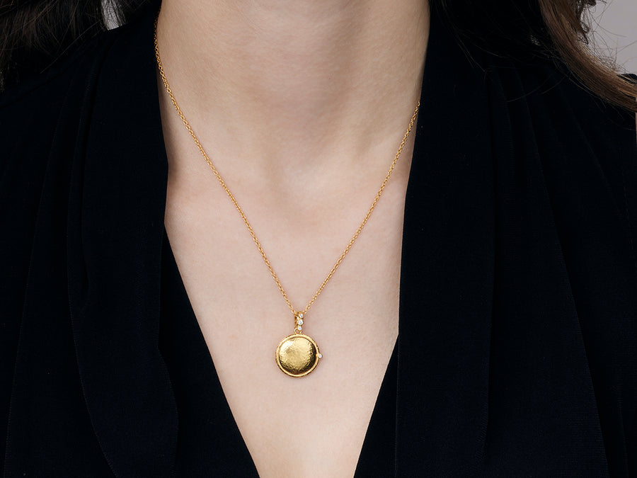 Locket Necklace | Gold Handmade Fine Jewelry | GURHAN