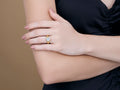 GURHAN, GURHAN Prism Gold Stone Cocktail Ring, 9mm Square, Tourmaline and Diamond