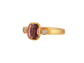 GURHAN, GURHAN Prism Gold Stone Cocktail Ring, 8x6mm Oval, Tourmaline and Diamond