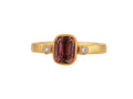 GURHAN, GURHAN Prism Gold Stone Cocktail Ring, 8x6mm Oval, Tourmaline and Diamond