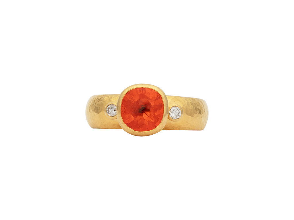 GURHAN, GURHAN Prism Gold Opal Cocktail Ring, 8mm Cushion Shape