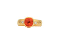 GURHAN, GURHAN Prism Gold Stone Cocktail Ring, 8mm Cushion Shape, with Opal and Diamond