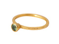 GURHAN, GURHAN Prism Gold Stone Stacking Ring, 4mm Round, Garnet