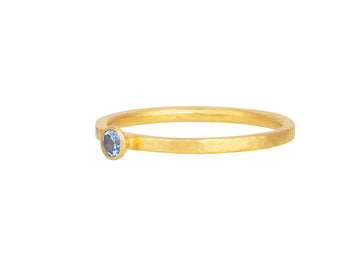 GURHAN, GURHAN Prism Gold Sapphire Stacking Ring, 3mm Round