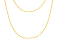 GURHAN, GURHAN Rain Gold Single-Strand Long Necklace, Thin Gold Tubes, No Stone