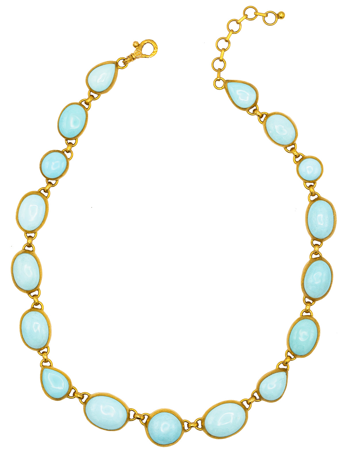 GURHAN, GURHAN Rune Gold All Around Necklace, Turquoise