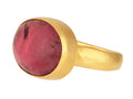 GURHAN, GURHAN Rune Gold Stone Cocktail Ring, 20x16mm Oval, Tourmaline