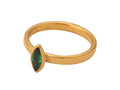 GURHAN, GURHAN Skittle Gold Stone Stacking Ring, 8x4mm Marquise, Tsavorite