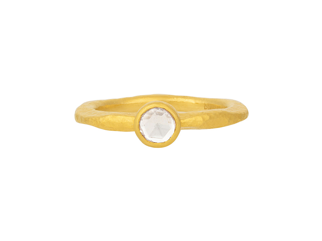 GURHAN, GURHAN Skittle Gold Diamond Stacking Ring, 5mm Round