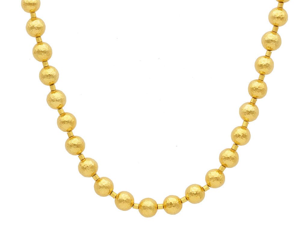 GURHAN, GURHAN Spell Gold Beaded Short Necklace, 8mm Balls