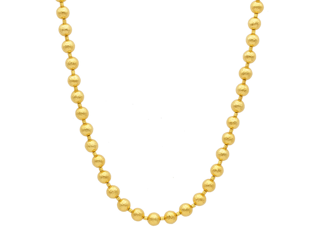 GURHAN, GURHAN Spell Gold Beaded Short Necklace, 8mm Balls