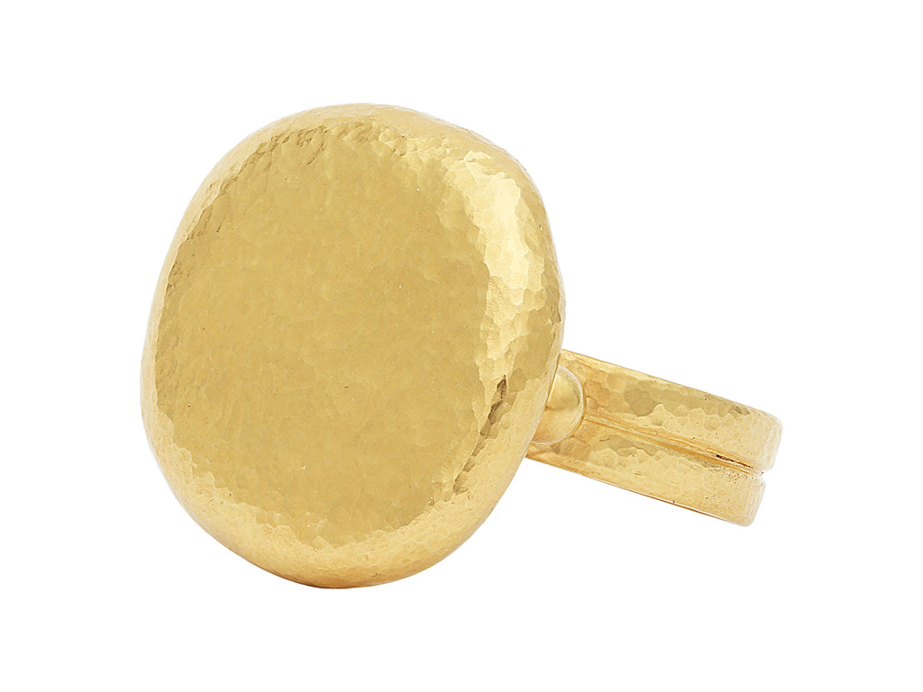 GURHAN, GURHAN Spell Gold Cocktail Ring, Large Pebble