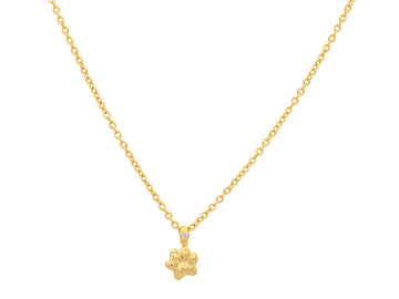 GURHAN, GURHAN Spell Gold Pendant Necklace, Small Paw Print, Diamond