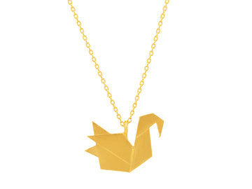 GURHAN, GURHAN Spell Gold Pendant Necklace, Origami