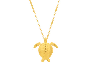 GURHAN, GURHAN Spell Gold Pendant Necklace, Turtle