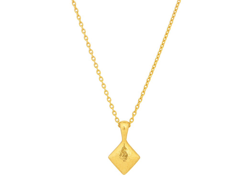 GURHAN, GURHAN Spell Gold Pendant Necklace, 9mm Kite Shape