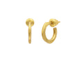 GURHAN, GURHAN Thor Gold Post Hoop Earrings, 15mm Round, No Stone