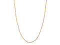 GURHAN, GURHAN Vertigo Gold Beaded Short Necklace, Hammered Gold Tubes, Tourmaline