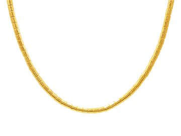 GURHAN, GURHAN Vertigo Gold Single-Strand Beaded Short Necklace, 5.5mm Smooth Beads