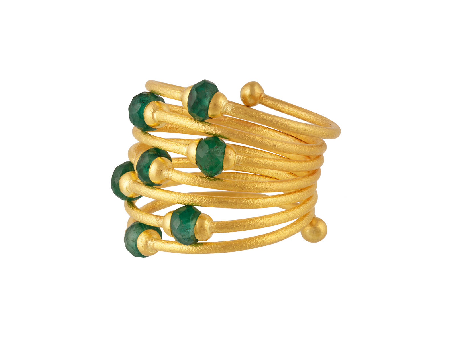 Emerald Gold Rings