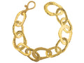 GURHAN, GURHAN Amorphous Gold All Around Link Bracelet, 8" Long 