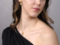 GURHAN, GURHAN Amulet Gold Pendant Necklace, 10mm Round, with Diamond