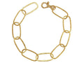 GURHAN, GURHAN Geo Gold Link Bracelet, Rectangle, with No Stone