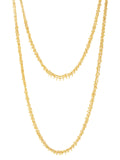 GURHAN, GURHAN Boucle Gold Link Long Necklace, Thick Gold Ball Clusters, with No Stone