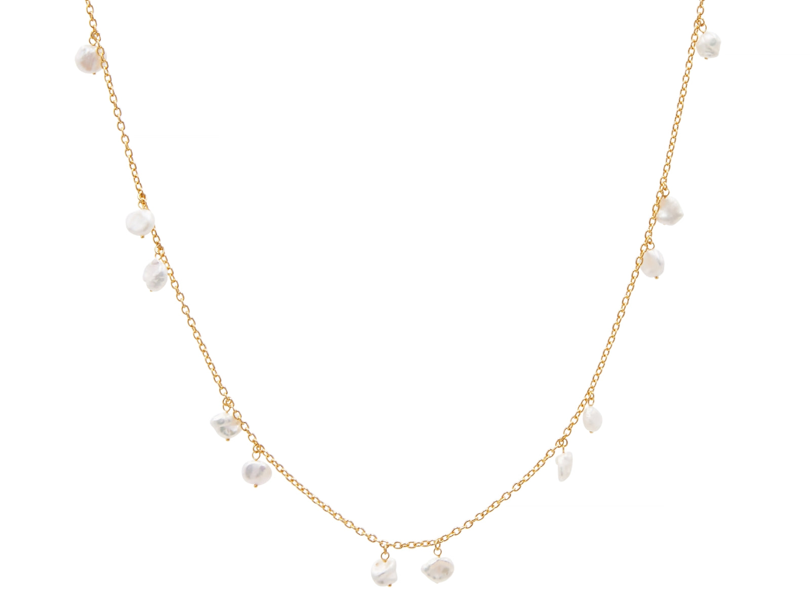 GURHAN Spell Gold Station Short Necklace, Thin Chain, with Diamond