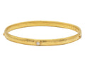 GURHAN, GURHAN Hoopla Gold Bangle Bracelet, 5.5mm Wide, with Diamond