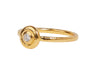 GURHAN, GURHAN Droplet Gold Stacking Ring, 8mm Round, with Diamond