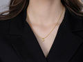 GURHAN, GURHAN Droplet Gold Pendant Necklace, 8mm Round, Diamond