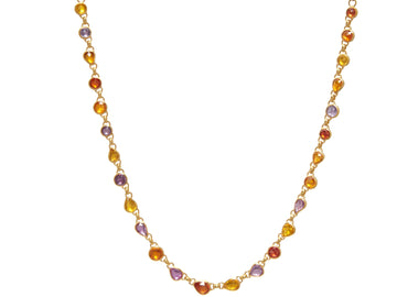 GURHAN, GURHAN Elements Gold All Around Necklace,  with Sapphire