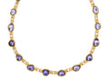 GURHAN, GURHAN Elements Gold All Around Short Necklace, Butterfly Links, with Iolite and Diamond