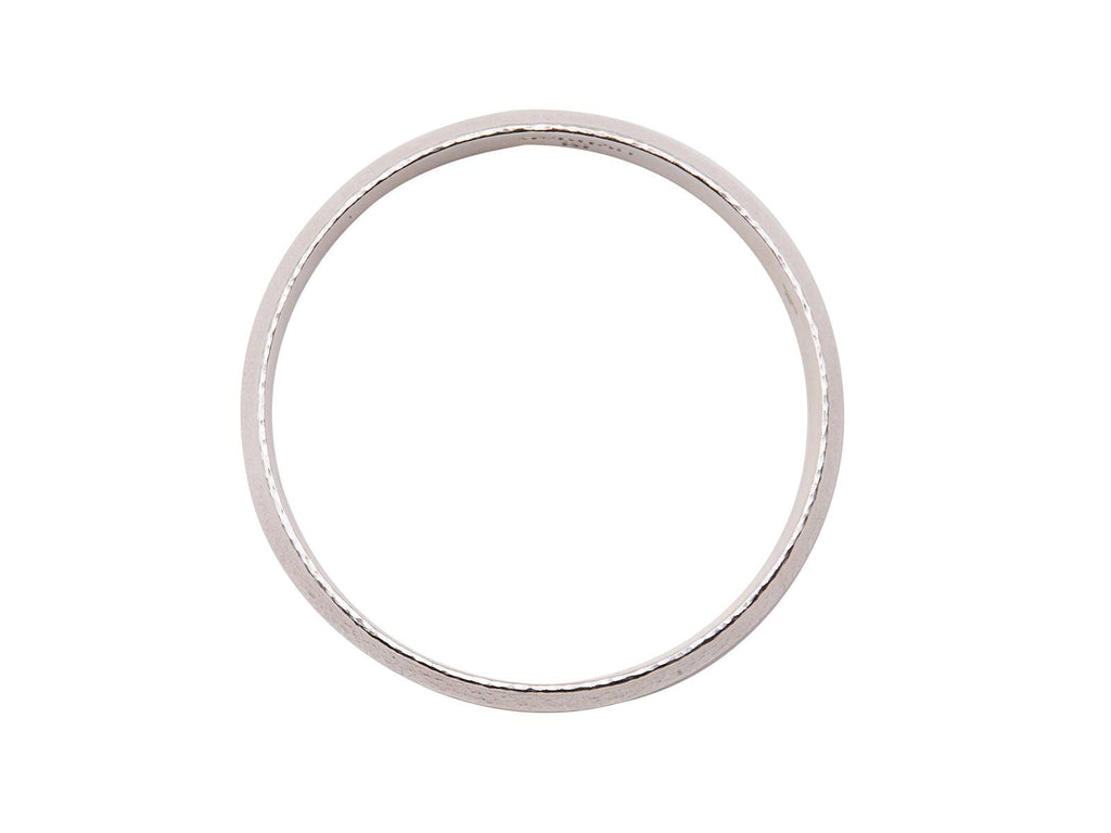 GURHAN, GURHAN Deco Sterling Silver Bangle Bracelet, 10mm Wide, Gold Accents