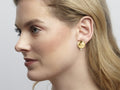 GURHAN, GURHAN Spell Gold Stud Earrings, Lentil, with Diamond