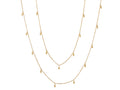 GURHAN, GURHAN Wheat Gold Charm Necklace, Dangling Wheat, with No Stone