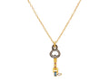 GURHAN, GURHAN Guardian Gold Pendant Necklace, Honorata Key, with Diamond