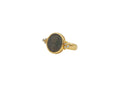 GURHAN, GURHAN Antiquities Gold Feature Ring, Granulated, with Coin