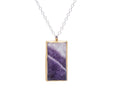 GURHAN, GURHAN Galapagos Sterling Silver Pendant Necklace, Amethyst, Gold Accents