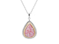 GURHAN, GURHAN Galapagos Sterling Silver Pendant Necklace, Rhodochrosite, Gold Accents