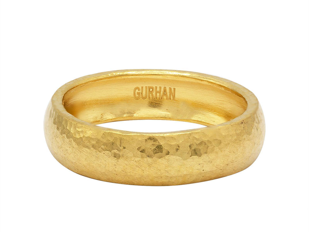 GURHAN, GURHAN Hoopla Gold Band Ring, 5mm Wide