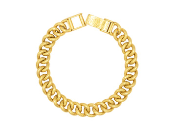 GURHAN, GURHAN Hoopla Gold Cuban Link Bracelet, 10mm Twisted Round, No Stone