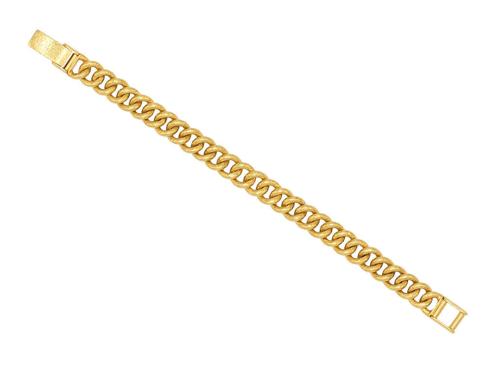 GURHAN, GURHAN Hoopla Gold Cuban Link Bracelet, 10mm Twisted Round, No Stone