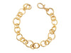 GURHAN, GURHAN Hoopla Gold Round Link Bracelet, 13mm Wide, No Stone