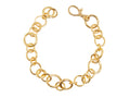 GURHAN, GURHAN Hoopla Gold Round Link Bracelet, 13mm Wide, with No Stone