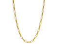 GURHAN, GURHAN Hoopla Gold Link Short Necklace, 6mm Wide Oval, with No Stone