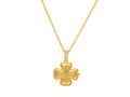 GURHAN, GURHAN Locket Gold Cross Pendant Necklace, 26mm, with Diamond