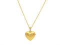 GURHAN, GURHAN Romance Gold Locket Pendant Necklace, 24mm Heart, Diamond