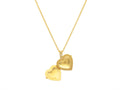 GURHAN, GURHAN Romance Gold Locket Pendant Necklace, 24mm Heart, Diamond